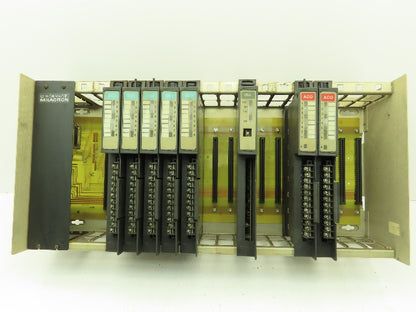 Cincinnati Milacron 3-424-1890  PLC 16 Slot Chassis Rack w/ DCO ACO Modules