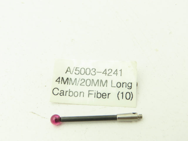 Renishaw A/5003-4241 CMM Touch Probe 4MM Ruby Tip Carbon Fiber Stem 30MM