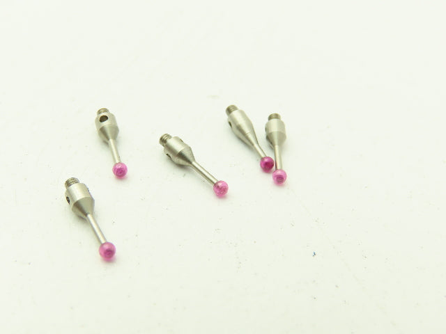 Renishaw A/5000-7807 M2 CMM Touch Probe Ruby Ball 2mm Stylus 10mm Lot of 5