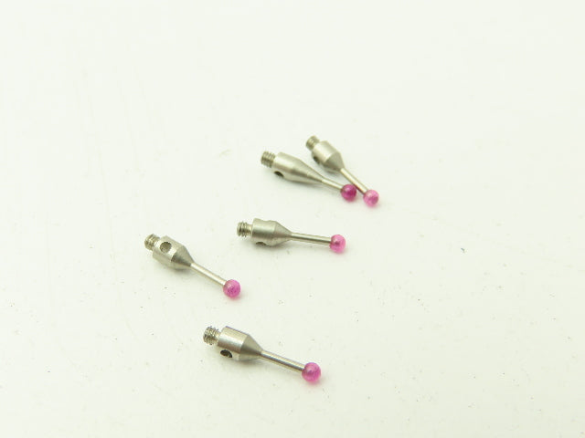 Renishaw A/5000-7807 M2 CMM Touch Probe Ruby Ball 2mm Stylus 10mm Lot of 5