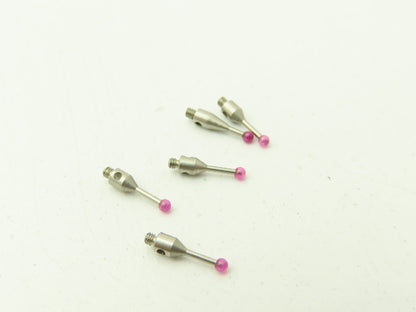 Renishaw A/5000-7807 M2 CMM Touch Probe Ruby Ball 2mm Stylus 10mm Lot of 5