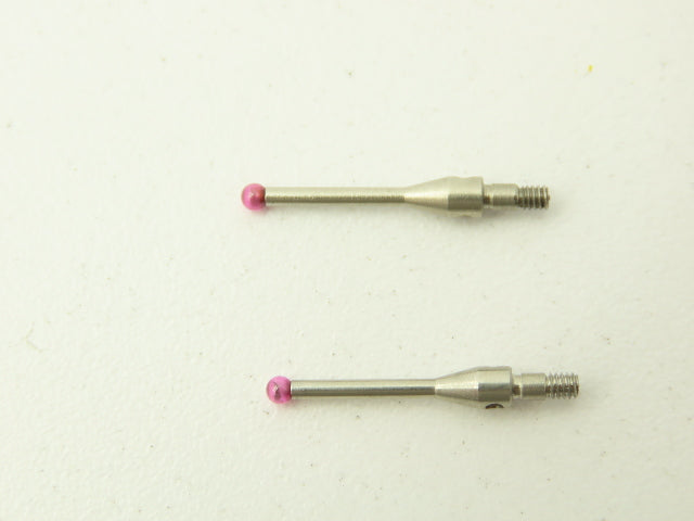 Renishaw A-5000-3609 CMM C2 Touch Probe Ruby Ball 2mm Stylus 16.3mm L Lot of 2