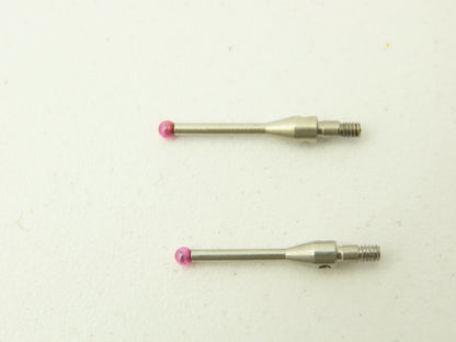 Renishaw A-5000-3609 CMM C2 Touch Probe Ruby Ball 2mm Stylus 16.3mm L Lot of 2