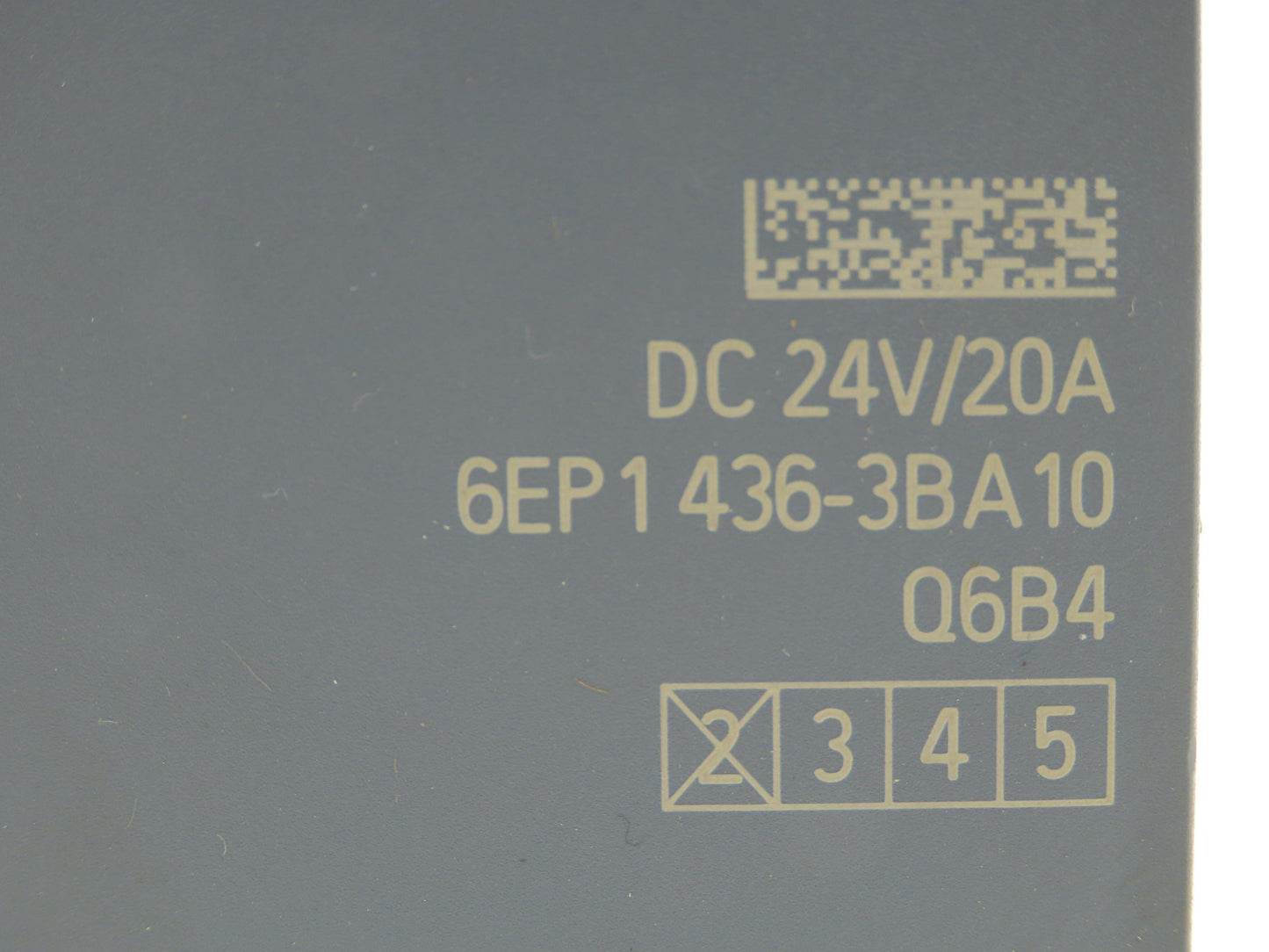 Siemens 6EP1 436-3BA10 DIN Rail Power Supply 24V/20A DC Output 400-500V 3PH