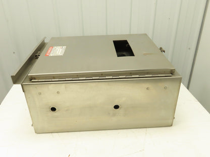 Hoffman Stainless Steel Electrical Enclosure 24x20x10" 3R 4X Front & Back Plate