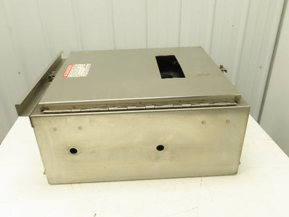 Hoffman Stainless Steel Electrical Enclosure 24x20x10" 3R 4X Front & Back Plate
