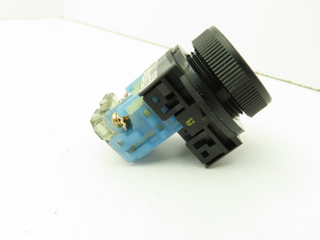 Fuji Electric AR30F0R Momentary Push Button Black Flush NO 600V 10A Lot of 8