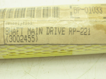 Elmar RP-221 Steel Drive Shaft 1-3/8" Keyed to 1-1/4" Spline 32"L