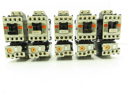 Fuji 4NR0AE Motor Starter Contactor Overload 600V 0.48-0.72A 3 Ph Lot of 5