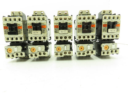 Fuji 4NR0AE Motor Starter Contactor Overload 600V 0.48-0.72A 3 Ph Lot of 5
