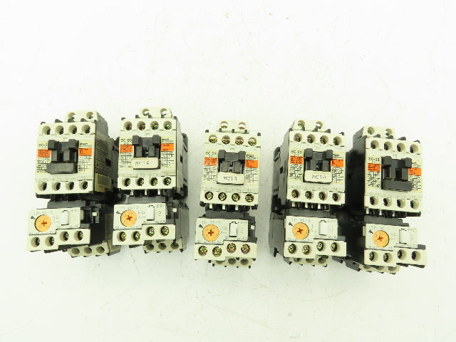 Fuji 4NR0AE Motor Starter Contactor Overload 600V 0.48-0.72A 3 Ph Lot of 5