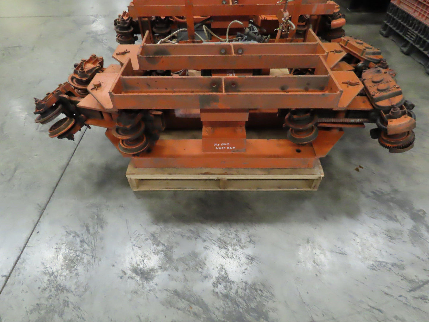 Cleveland Tramrail 1 Ton Underhung Bridge Crane 45' Span Hevi-Lift Cable Hoist