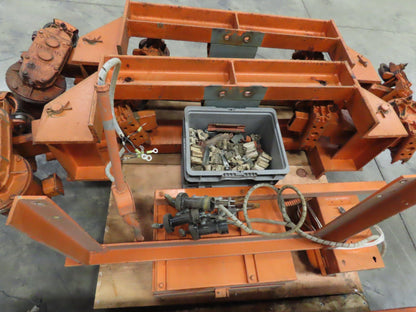 Cleveland Tramrail 1 Ton Underhung Bridge Crane 45' Span Hevi-Lift Cable Hoist