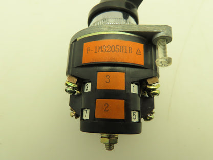 Fuji F-1M3205H1B Rotary Selector Switch 3 Position 600V 10A Commutator