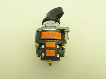 Fuji F-1M3205H1B Rotary Selector Switch 3 Position 600V 10A Commutator