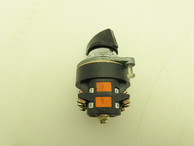 Fuji F-1M3205H1B Rotary Selector Switch 3 Position 600V 10A Commutator