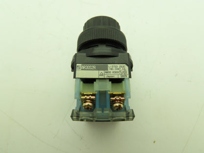 Fuji AR30S2R Combination Push Button Selector Switch NO Contacts Lot of 4