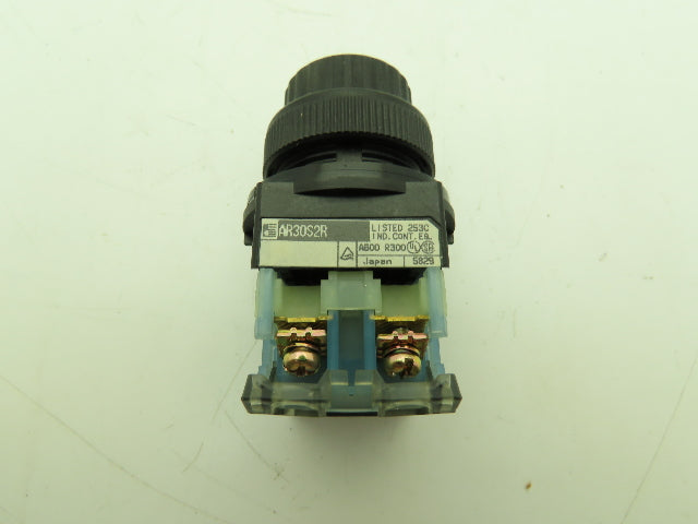 Fuji AR30S2R Combination Push Button Selector Switch NO Contacts Lot of 4