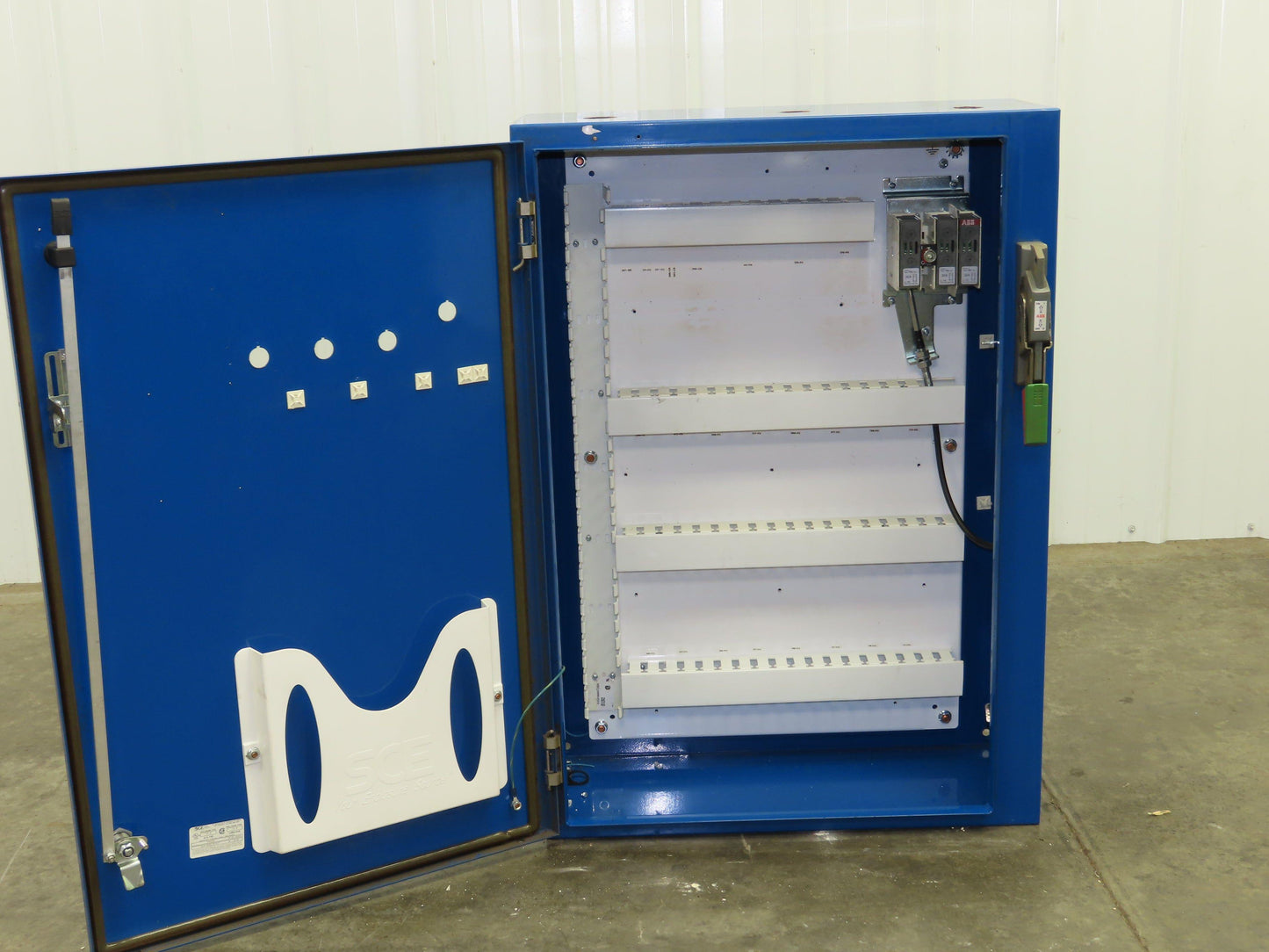 SCE SCE-36XEL2510LP Electrical Enclosure 36x25x10" Control Panel JIC Backplate
