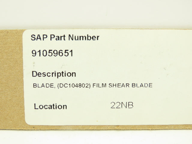 KHS DC104802 Film Shear Serrated Blade 1.5" x 30"
