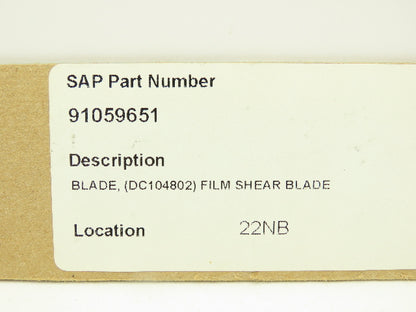 KHS DC104802 Film Shear Serrated Blade 1.5" x 30"