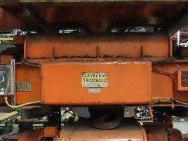 Cleveland Tramrail 15 Ton Double Girder Under Hung Bridge Crane 44' 10" Span