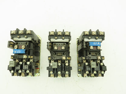 Allen Bradley 509-AOD Motor Starter Contactor 5Hp 3Ph 600V 18A Series B Lot of 3