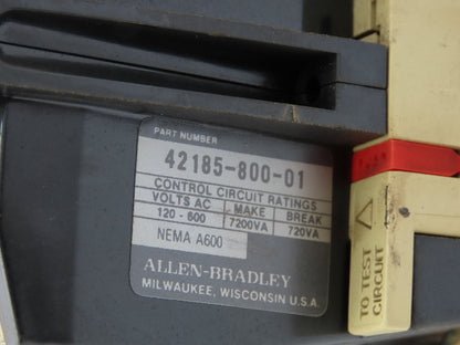 Allen Bradley 509-AOD Motor Starter Contactor 5Hp 3Ph 600V 18A Series B Lot of 3