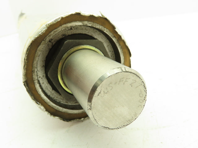 Central Roller Film Feed Tan Rubber Roller 3"x 30.5" Shaft Mount