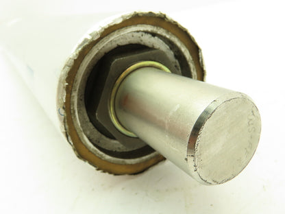 Central Roller Film Feed Tan Rubber Roller 3"x 30.5" Shaft Mount