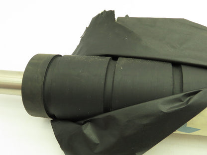 Finzer Film Feed Black Rubber Grooved Roller 3-1/8"x 30.5" Shaft Mount