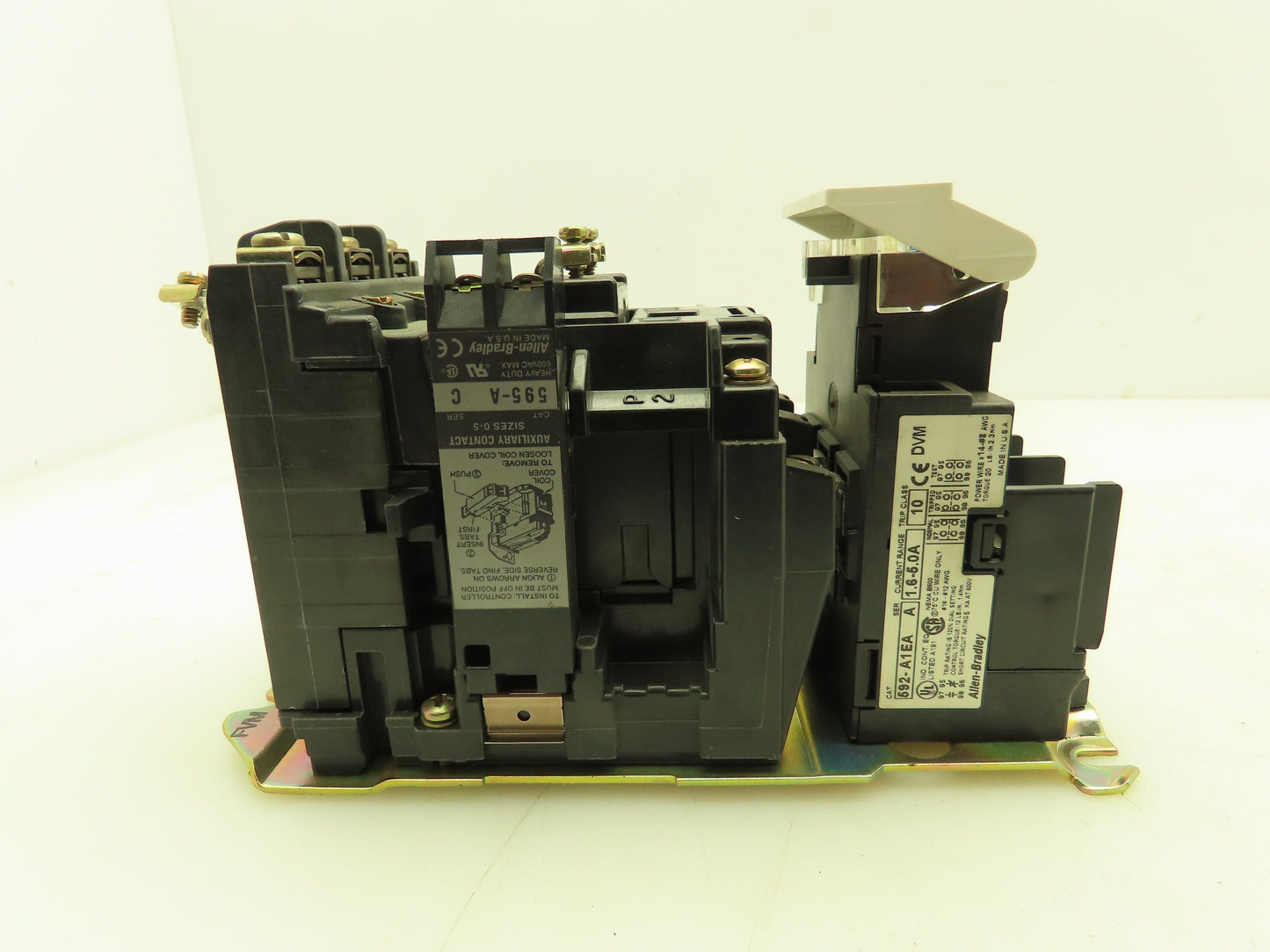 Allen Bradley 509-AOD-A1E Motor Starter Contactor 120V Coil Ser B Size 0 600V 5A