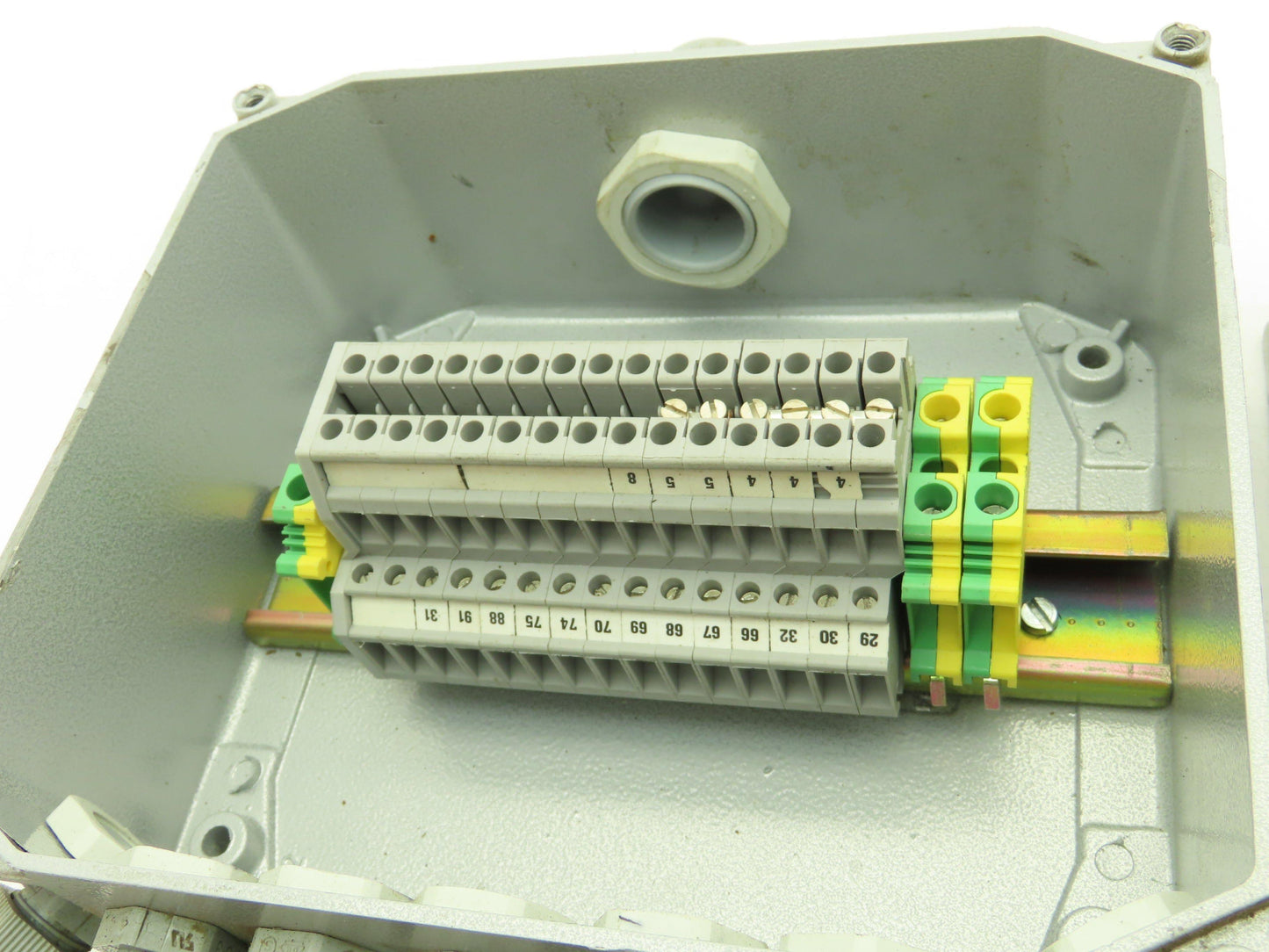 ILME 6x7x3" Wireway Enclosure Junction Box Terminal Block DIN Rail  Lot of 4