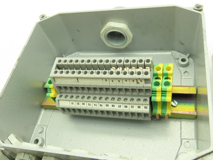 ILME 6x7x3" Wireway Enclosure Junction Box Terminal Block DIN Rail  Lot of 4