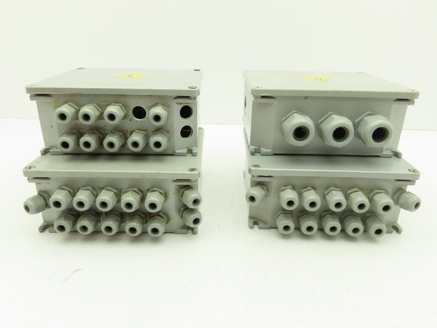 ILME 6x7x3" Wireway Enclosure Junction Box Terminal Block DIN Rail  Lot of 4
