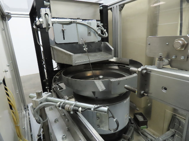 Zen Well Ordered Vibratory Hopper Feeder Pneumatic Automated O-Ring Insertion