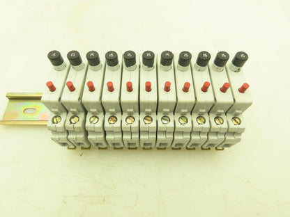Allen Bradley 1492-GH150 Mini Circuit Breaker 15A 125V Ser A Style GH Lot of 11