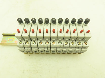 Allen Bradley 1492-GH150 Mini Circuit Breaker 15A 125V Ser A Style GH Lot of 11
