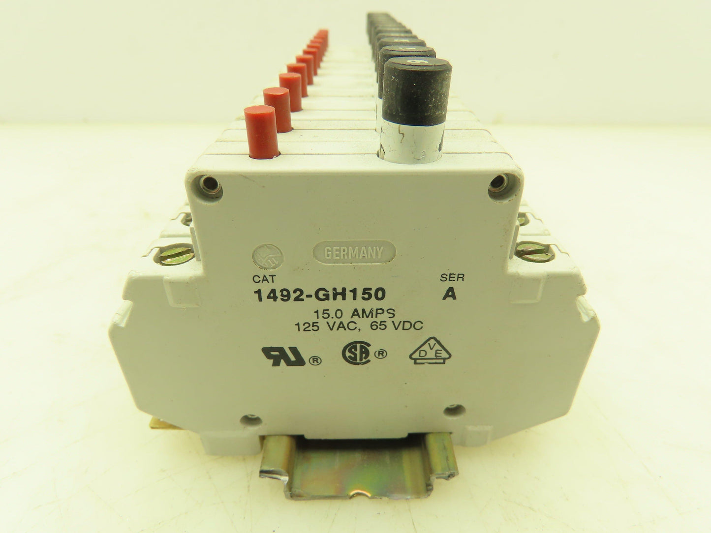 Allen Bradley 1492-GH150 Mini Circuit Breaker 15A 125V Ser A Style GH Lot of 11