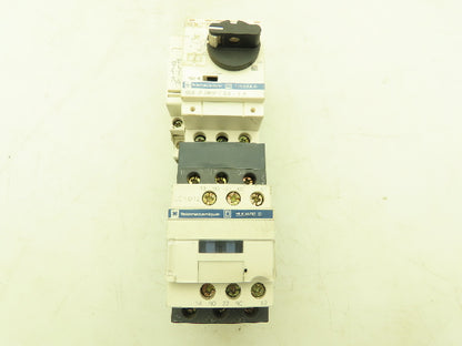 Square D Telemecanique Manual Motor Starter Contactor 3Ph 4A 690V 120V Coil