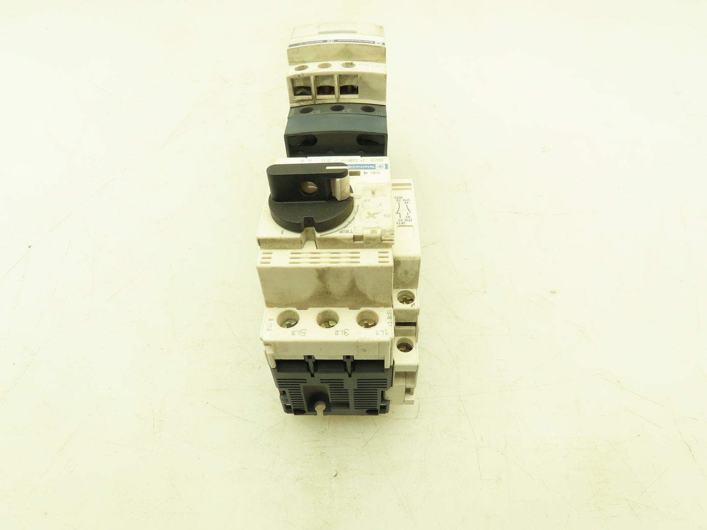 Square D Telemecanique Manual Motor Starter Contactor 3Ph 4A 690V 120V Coil