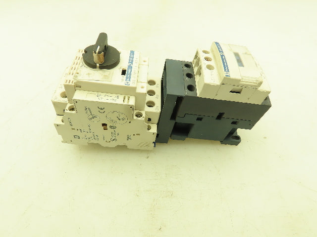 Square D Telemecanique Manual Motor Starter Contactor 3Ph 6.3 A 690V 120V Coil
