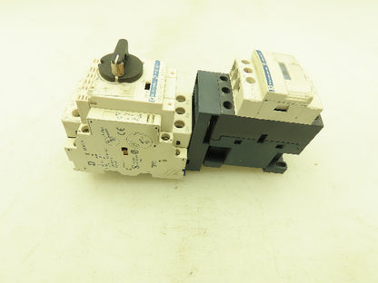 Square D Telemecanique Manual Motor Starter Contactor 3Ph 6.3 A 690V 120V Coil