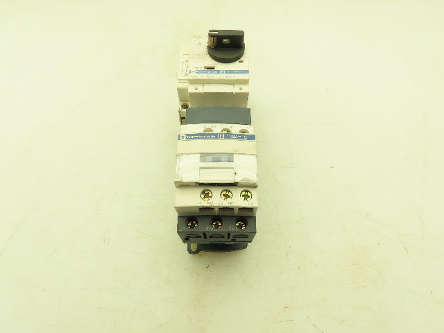 Square D Telemecanique Manual Motor Starter Contactor 3Ph 6.3 A 690V 120V Coil