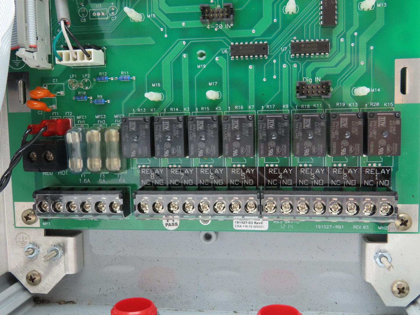 Walchem COR82-2NNMN Guardian Series Metal Finishing Controller 8 Relay Panel