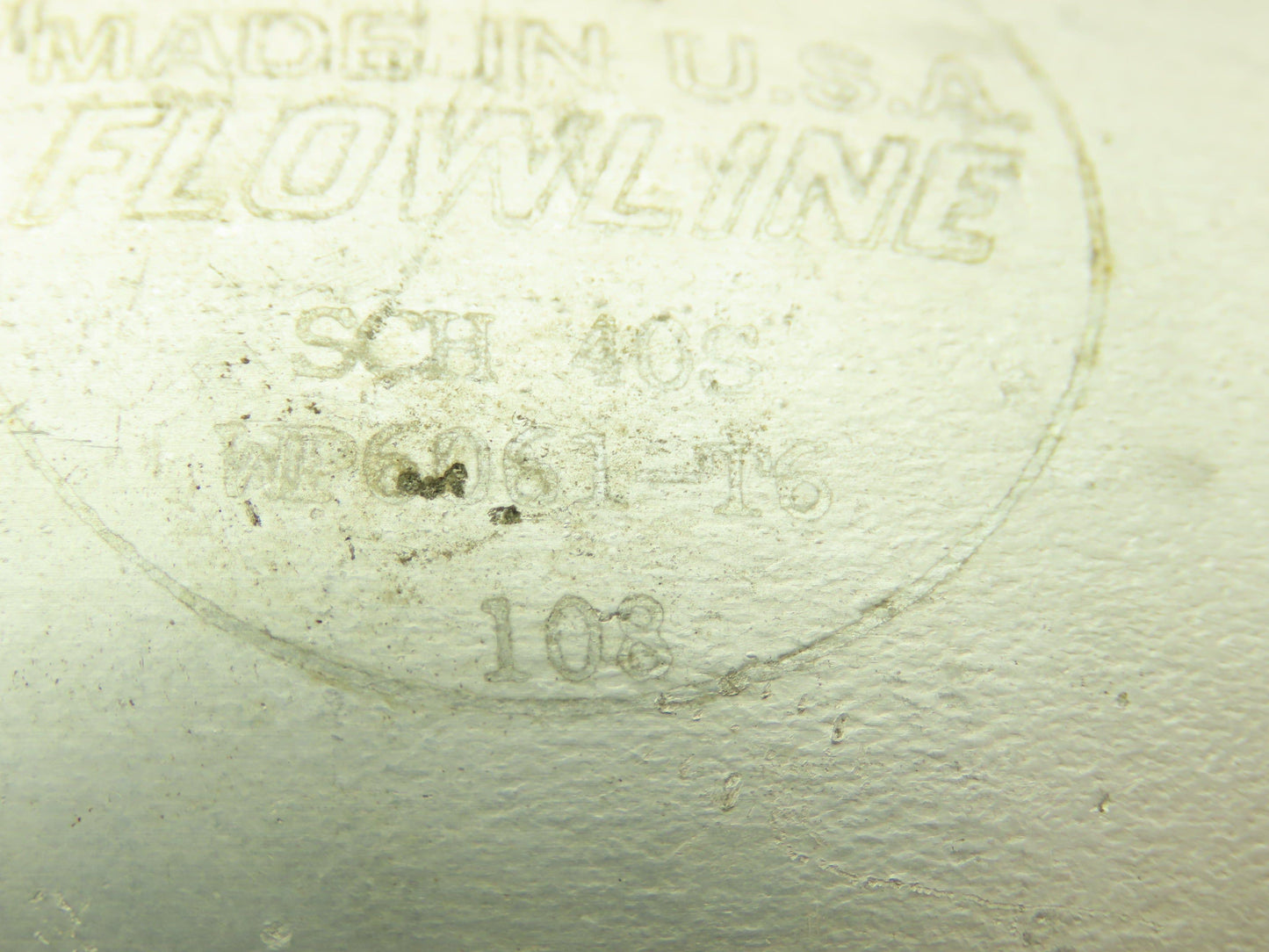 Flowline 4"x 3" SCH 40 Aluminum Sq Flange Reducer Fitting