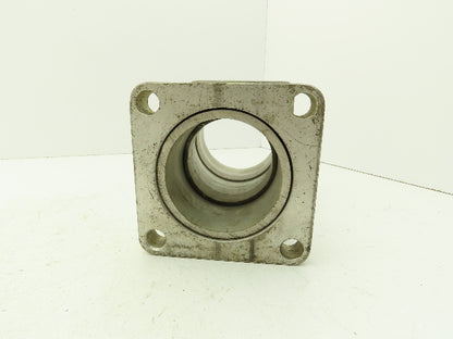 Flowline 4"x 3" SCH 40 Aluminum Sq Flange Reducer Fitting