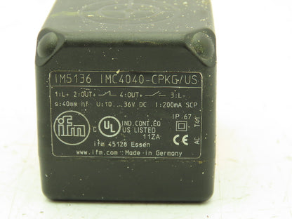 IFM IM5136 Inductive Sensor Proximity Switch