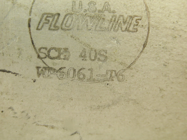 Flowline 3x2.5" SCH-40S Aluminum Butt Weld Reducer 3" Cam Lock x 2-1/2" Flange