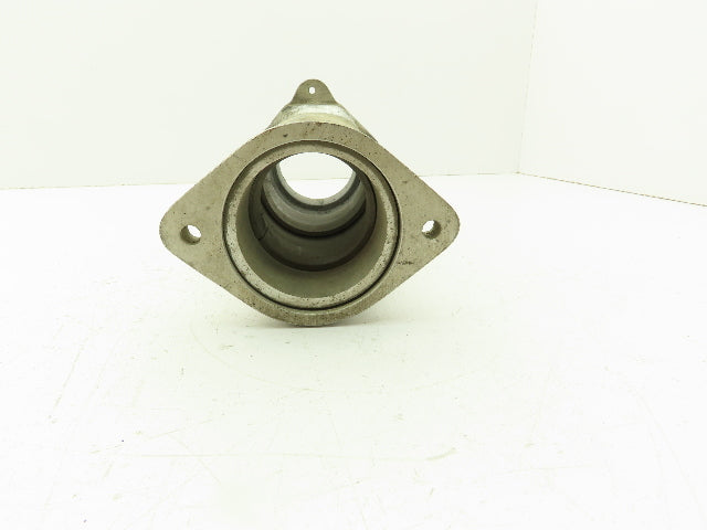 Flowline 3x2.5" SCH-40S Aluminum Butt Weld Reducer 3" Cam Lock x 2-1/2" Flange